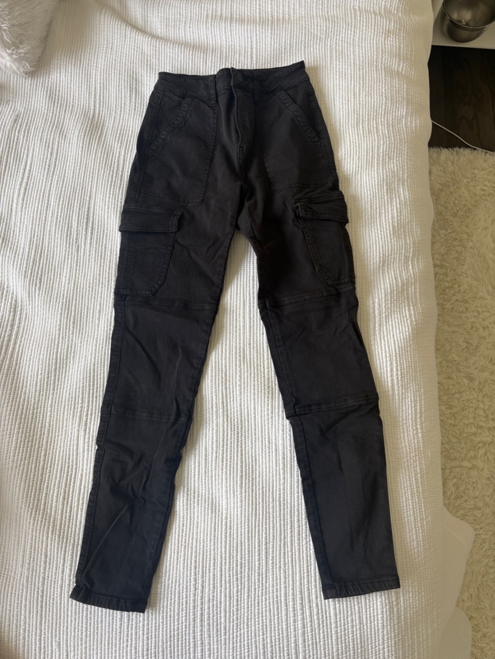 Garage Women's Skinny Cargo Jeans - Black